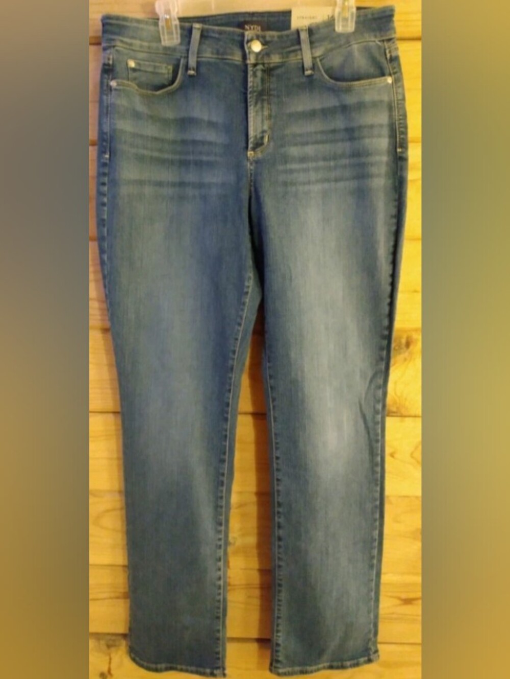 NYDJ Marilyn Straight Lift Tuck Technology Heyburn Wash Size 14 NWT